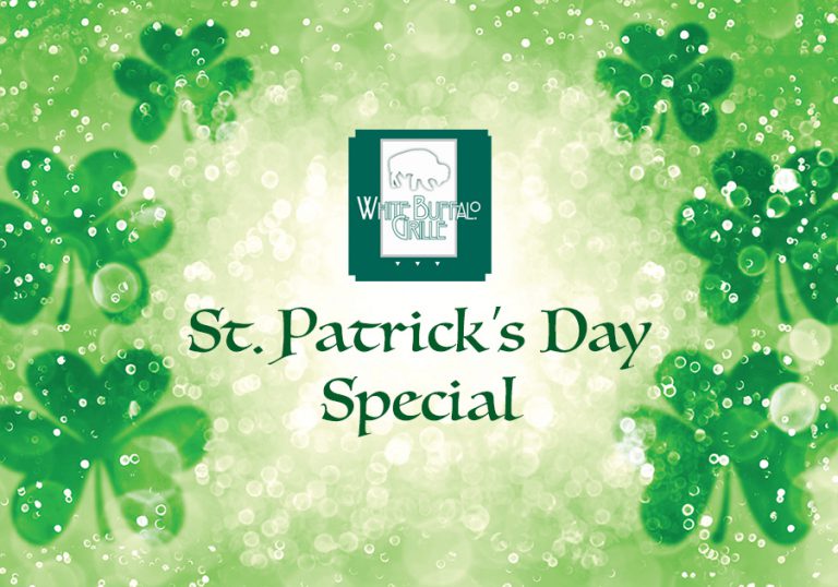 St. Patrick's Day Special at the restaurants.